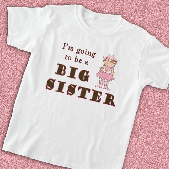 Camiseta Una Cowgirl Rosa Va A Ser Gran Hermana (Subido por el creador)