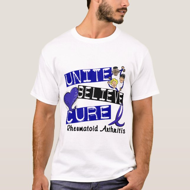 Camiseta UNA CREEN artritis reumatoide de la CURACIÓN (Anverso)