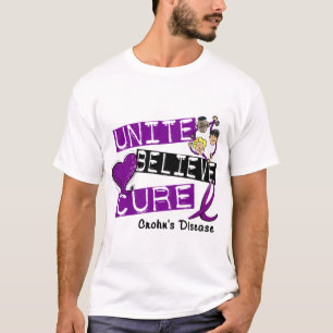 Camiseta UNA CREEN la enfermedad de Crohn de la CURACIÓN
