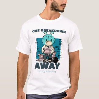 Camiseta Una crisis lejos de la graduación divertida médica