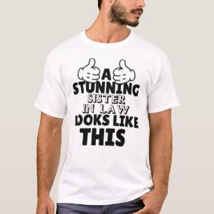 Camiseta Una cuñada impresionante se parece a esta Gracios