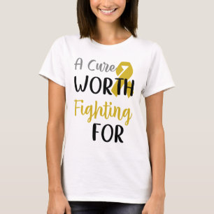 Camiseta Una cura por la que vale la pena luchar Conciencia