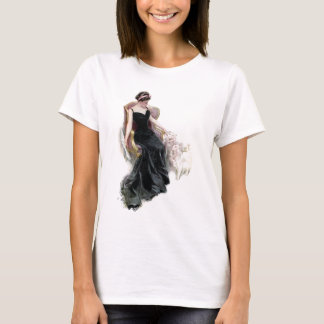 Camiseta Una dama y sus gatos