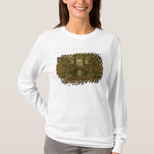 Camiseta Una danza en un palacio rococó barroco (Anverso)