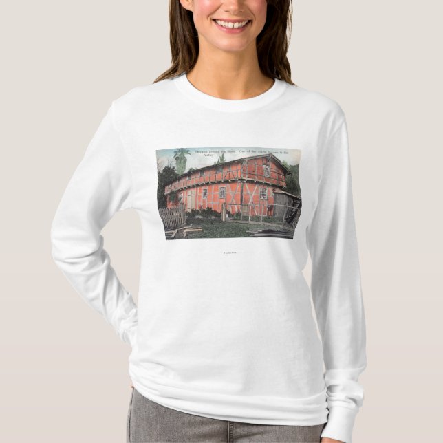 Camiseta Una de las casas más viejas del valle (Anverso)