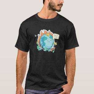 Camiseta Una declaración irónica sobre el cambio climático 