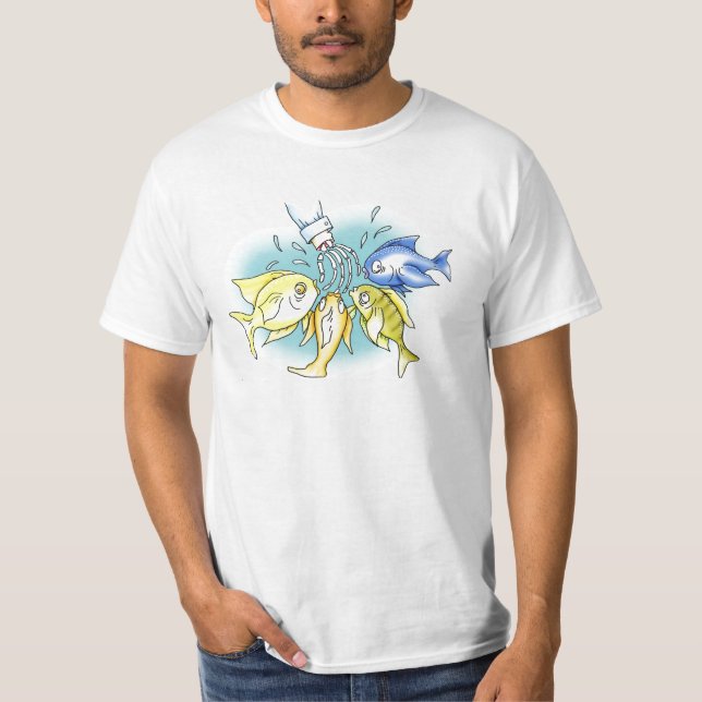 Camiseta ¡Una desgracia de alimentación! (Anverso)