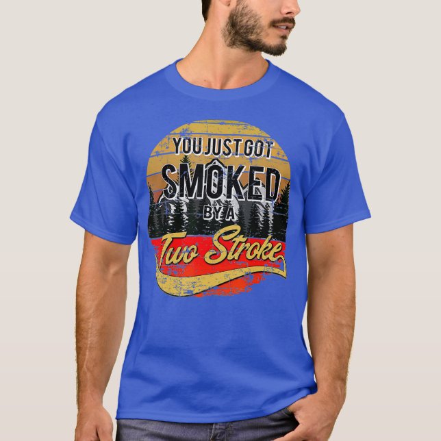 Camiseta Una divertida motocrusta que acabas de fumar por d (Anverso)