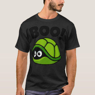 Camiseta Una divertida tortuga escondida Peekaboo Scary Hal