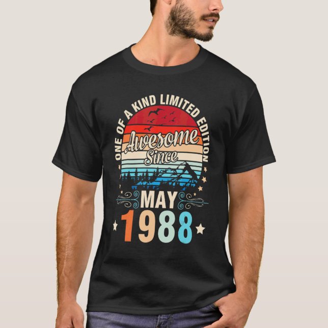 Camiseta Una Edición De A Kind Ltd Hace 34 Años Desde M (Anverso)