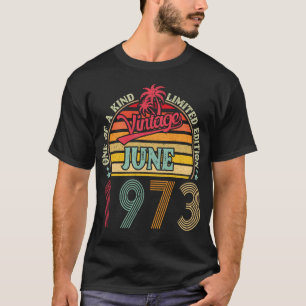 Camiseta Una Edición Limitada De Kind Vintage Junio De 1973