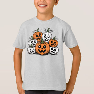 Camiseta Una elegante multitud de Jack-o'-Lantern