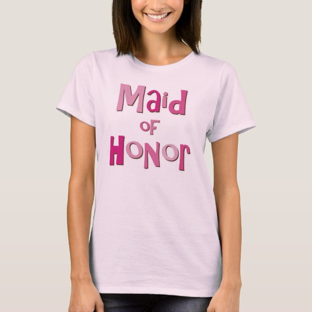 Camiseta Una empleada de honor, Pink Brown (Anverso)