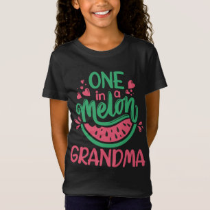 Camiseta Una En Melón Abuela Verano De Melón De Fruta