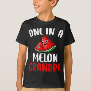 Camiseta Una En Melón Abuelo Melón Melón Fruta Familia Mat
