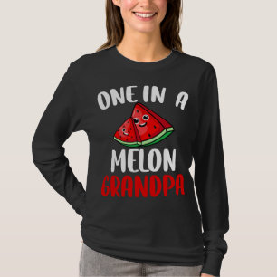 Camiseta Una En Melón Abuelo Melón Melón Fruta Familia Mat