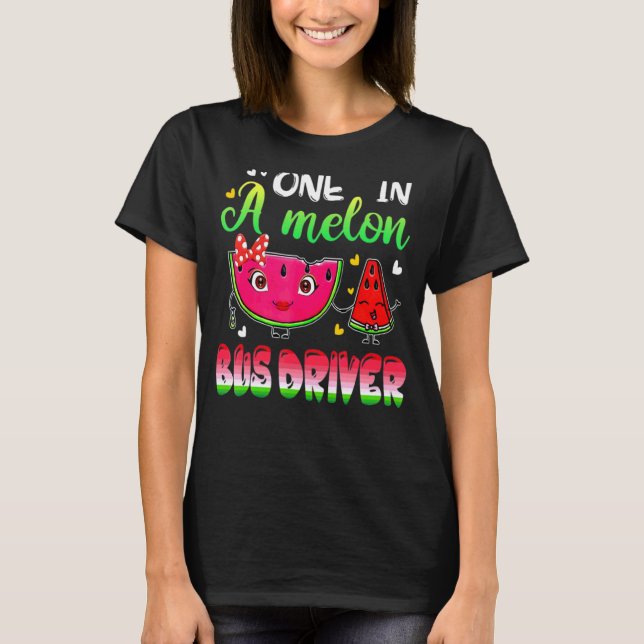 Camiseta Una En Melon Bus Driver Watermelon (Anverso)