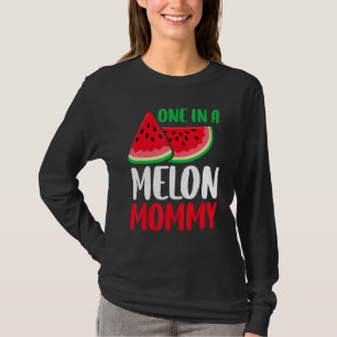 Camiseta Una En Melón Mami Familia Coincidiendo