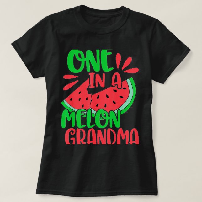 Camiseta Una en Melón Melón Abuela Verano (Diseño del anverso)