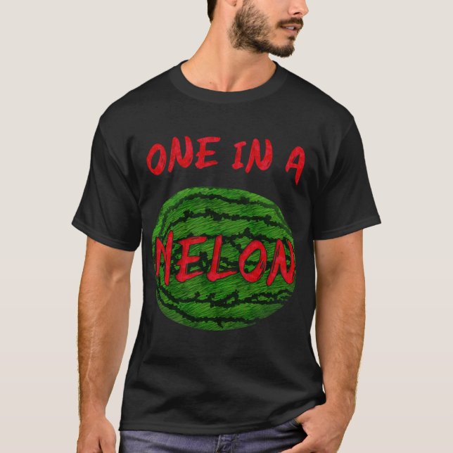 Camiseta Una En Un Melón Entero Melón Funny Fruit Sw (Anverso)