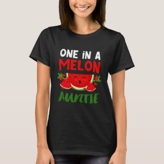 Camiseta Una en un Melón Tía Amar La sandía Verano