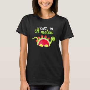 Camiseta Una en un Naranja de sandía de frutas de los dinos