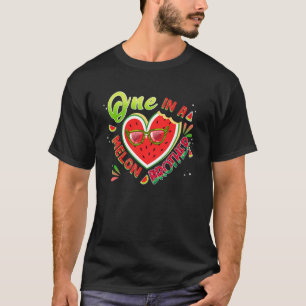 Camiseta Una En Una Familia De Hermano Melón Que Coincide C