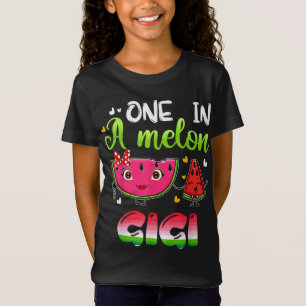 Camiseta Una en una melena de agua divertida de Melón Gigi