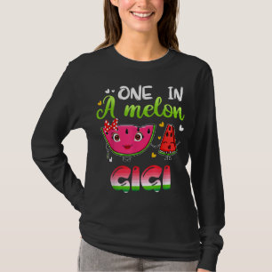 Camiseta Una en una melena de agua divertida de Melón Gigi