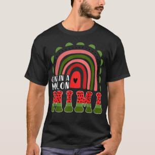 Camiseta Una en una melodía melón de melón de melón arcoiri