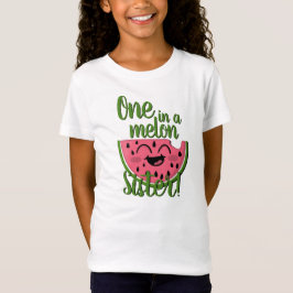 Camiseta Una en una sandía de la hermana de Melón Primer cu