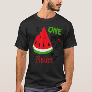 Camiseta Una en una sandía melón melón Hola Vibes de verano