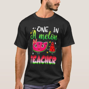 Camiseta Una en una sandía para profesores de melón