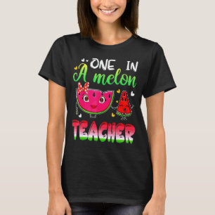 Camiseta Una en una sandía para profesores de melón