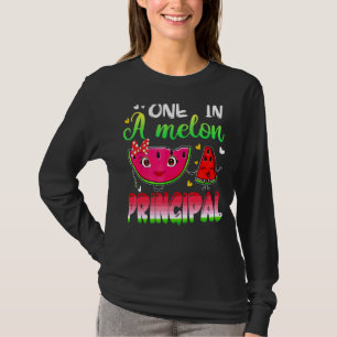 Camiseta Una en una sandía principal de melón
