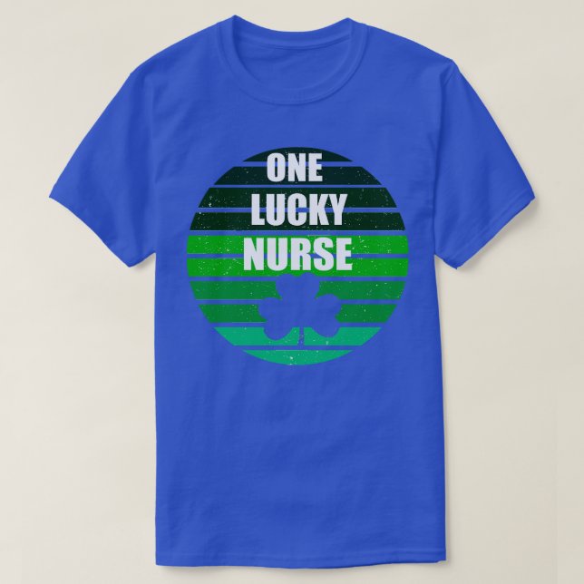 Camiseta una enfermera afortunada (Diseño del anverso)