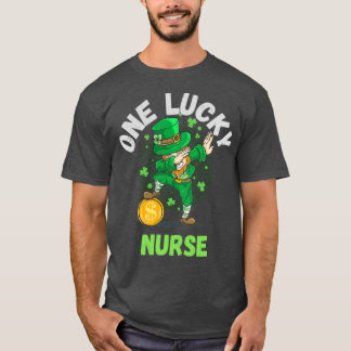 Camiseta una enfermera afortunada divertida