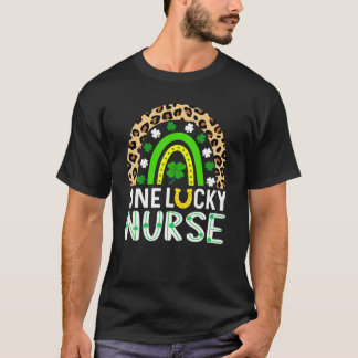 Camiseta Una enfermera afortunada el día de San Patricio
