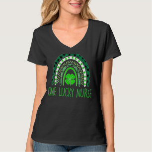 Camiseta Una Enfermera Afortunada Rn Icu Er St Patricks Day