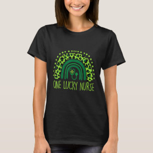 Camiseta Una enfermera afortunada Scrub Rn Icu Er Día de Sa