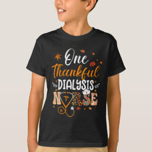 Camiseta Una enfermera de diálisis agradecida Día de Acción