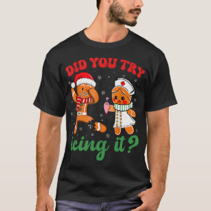 Camiseta Una Enfermera De Navidades Divertidos Intentó Izar