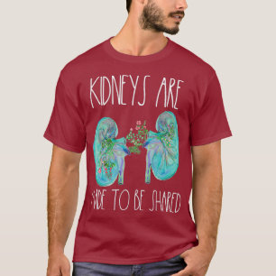 Camiseta Una enfermera de nefrología donante para trasplan