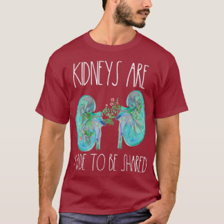 Camiseta Una enfermera de nefrología donante para trasplant
