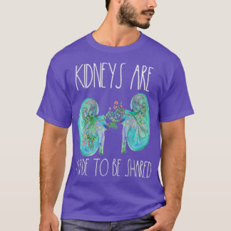 Camiseta Una enfermera de nefrología donante para trasplant