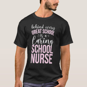 Camiseta Una enfermera escolar atenta Agradecimiento Enferm