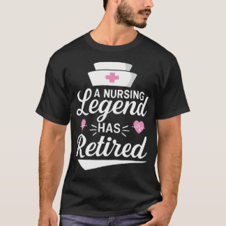 Camiseta Una enfermera jubilada Jubilación de enfermera
