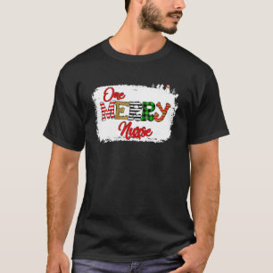Camiseta Una enfermera Navidades de amante Pajama Divertida