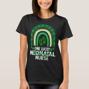 Camiseta Una Enfermera Neonatal Pediátrica Y Lucky St Patri