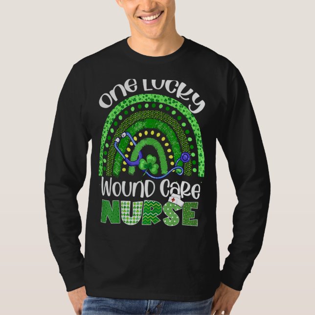 Camiseta Una enfermera Stethoscope St Patrick (Anverso)